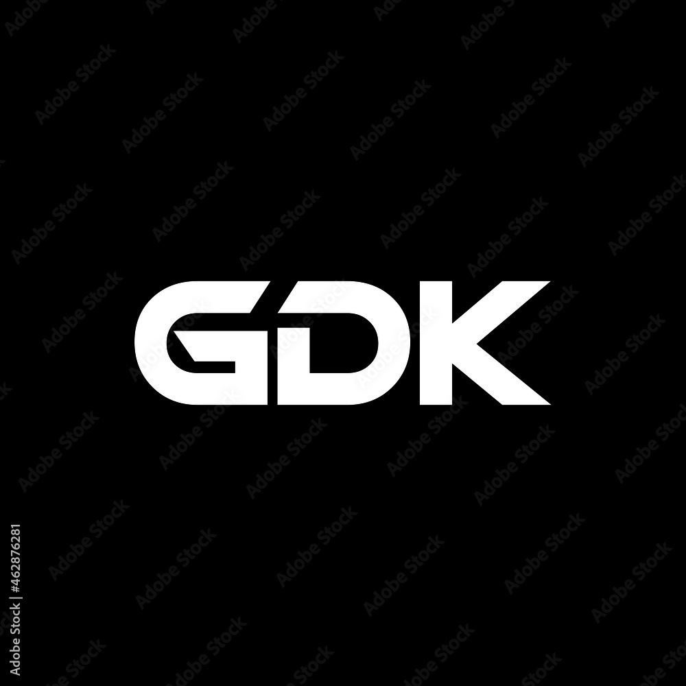 GDK letter logo design with black background in illustrator, vector logo modern alphabet font overlap style. calligraphy designs for logo, Poster, Invitation, etc. GDK letter logo design with black background in illustrator, vector logo modern alphabet font overlap style. calligraphy designs for logo, Poster, Invitation, etc.
