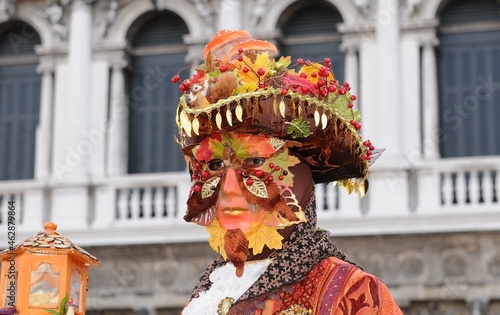 masque au carnaval de Venise Italie