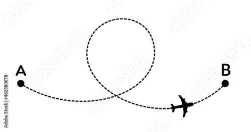 Different hand drawn doodle scribble path lines from A to B. Business solution searching concept. Way to solve problem. Vector design elements for trending infographic.