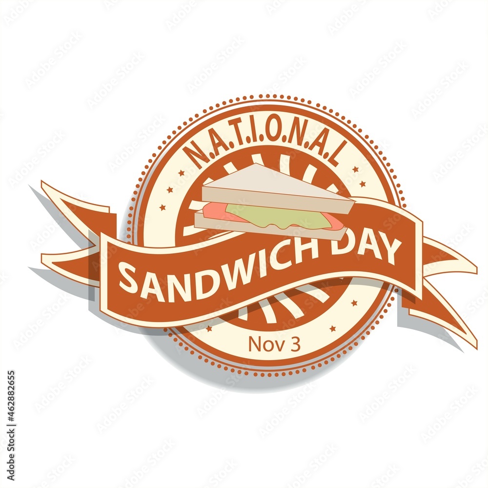 National Sandwich Day Sign and Badge National Sandwich Day Sign and Badge