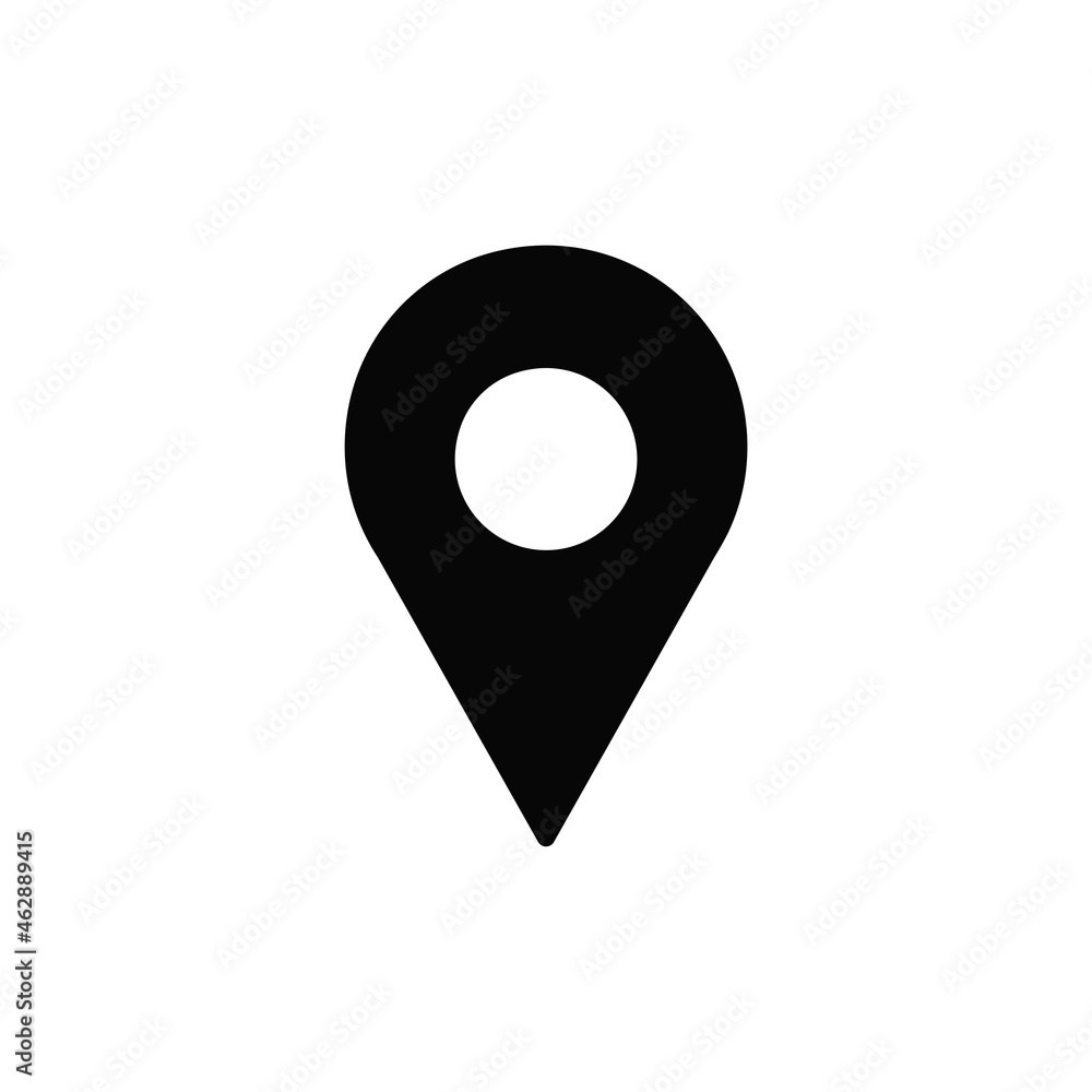 Placeholder icon vector. Pin sign Placeholder icon vector. Pin sign