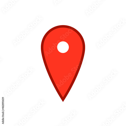 Free Download Location icon, map pin, gps mark pointer vector. - GFXLoad