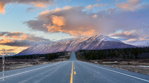 Scenic Road in Alaska