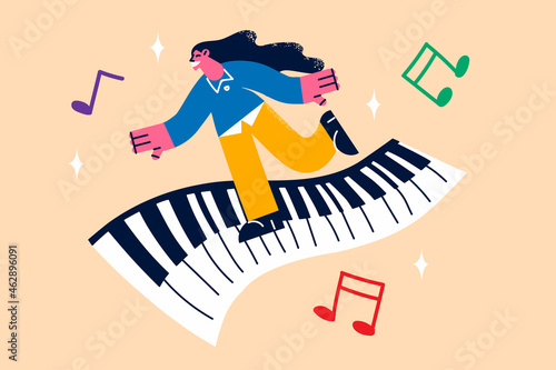 Music and arts entertainment concept.
