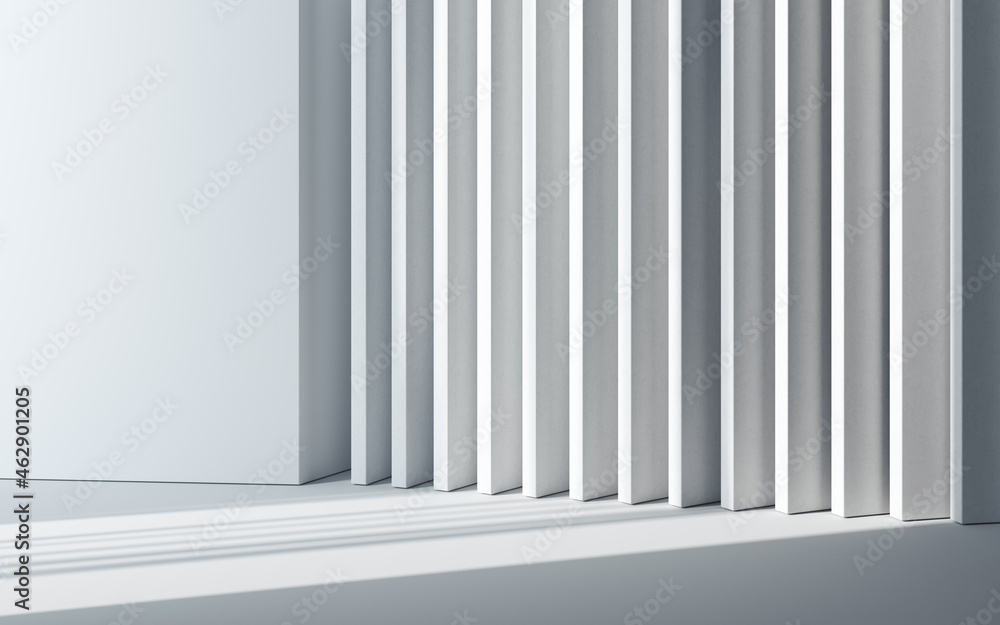 White empty room, 3d rendering. White empty room, 3d rendering.