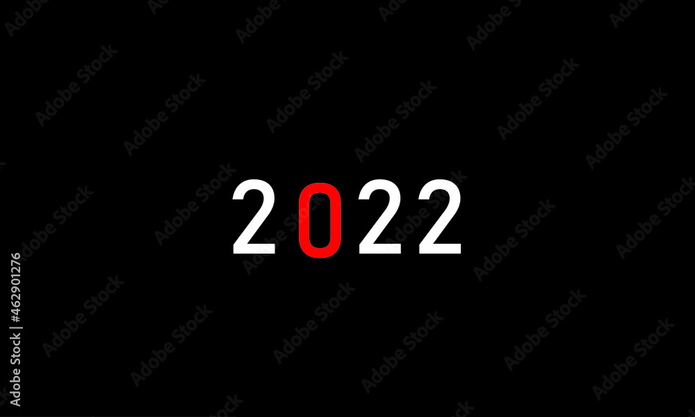 HAPPY NEW YEAR 2022 DESIGN LOGO ABSTRACT HAPPY NEW YEAR 2022 DESIGN LOGO ABSTRACT