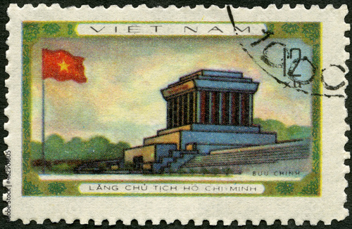 VIETNAM - 1978: shows Ho Chi Minh mausoleum, 1978