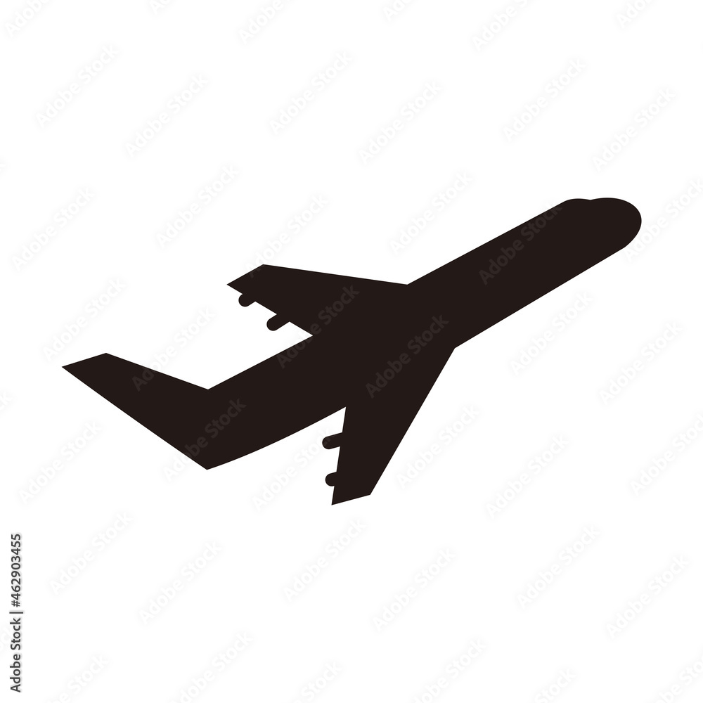 Obraz premium Airplane icon vector illustration symbol