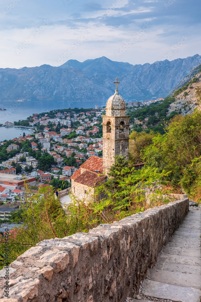 The Church of Our Lady of Remedy is a Roman Catholic church located in Kotor, Montenegro, belonging to the Roman Catholic Diocese of Kotor. The church is perched on the slope of St. John Mountain
