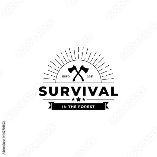 Survival emblem logo