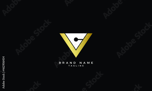 VC, CV, Abstract initial monogram letter alphabet logo design