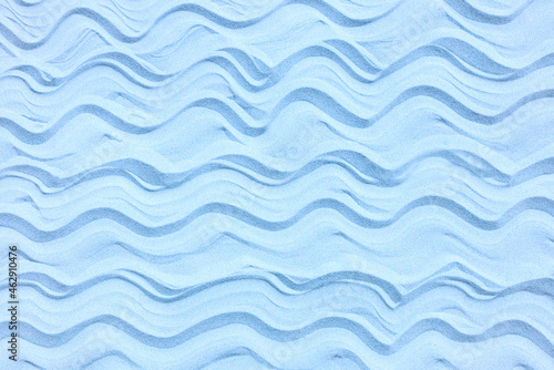 Drawing of waves on the sand on the beach, seamless pattern