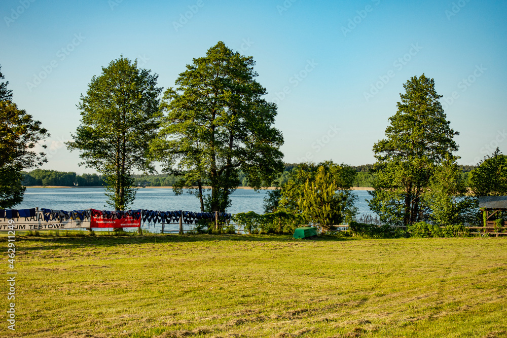 wigry wigierski jezioro park narodowy drzewa las