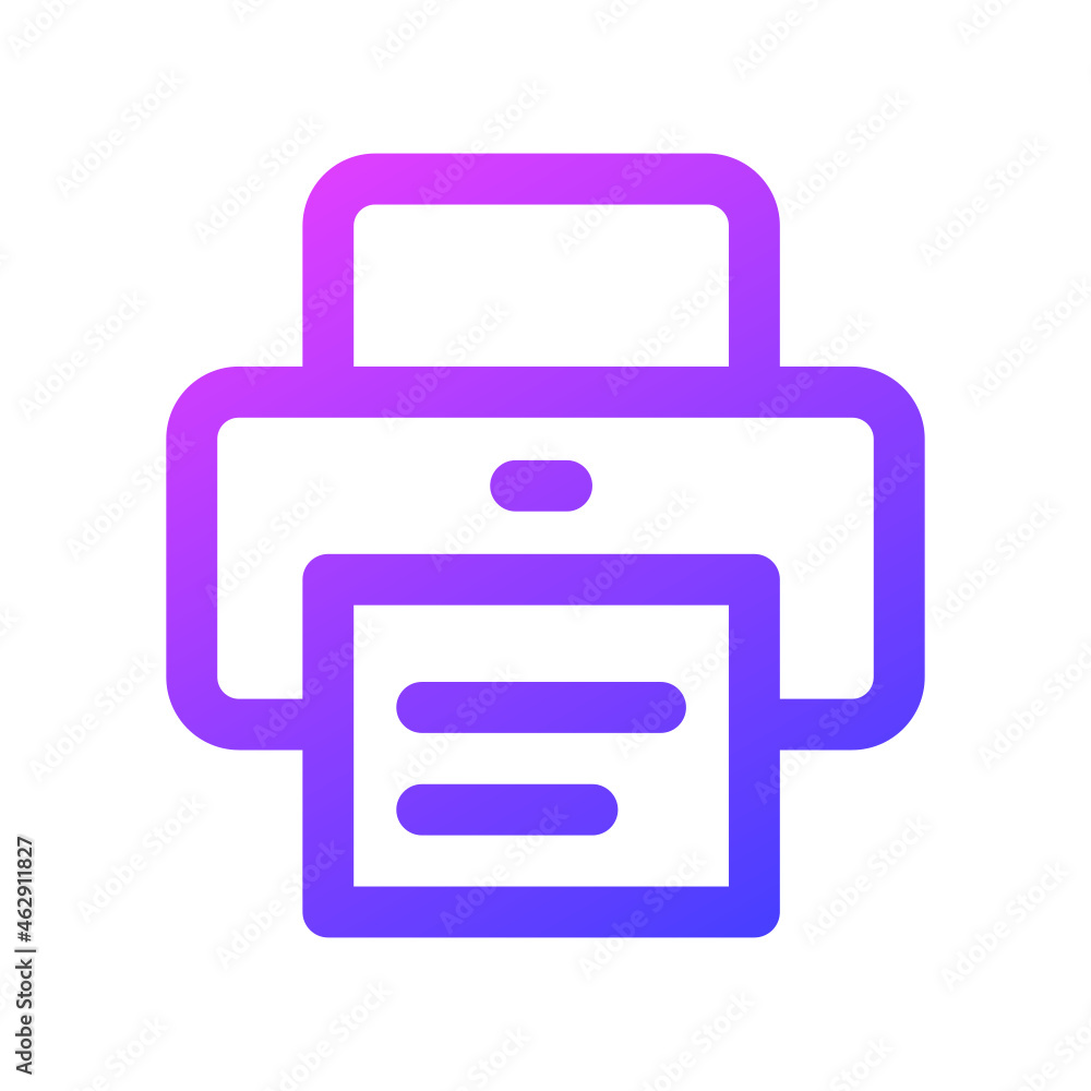 Printer machine icon Printer machine icon