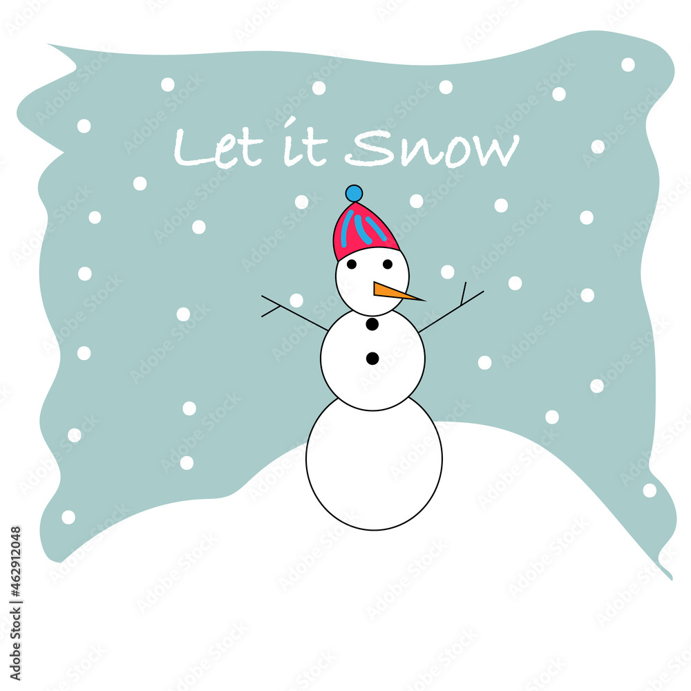 Fototapeta premium snowman