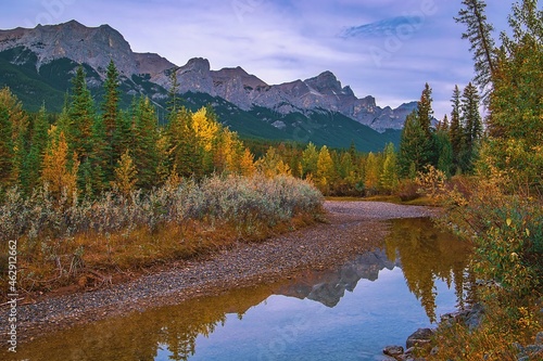Autumn Scenery In The Canmore Mountains © Lisa