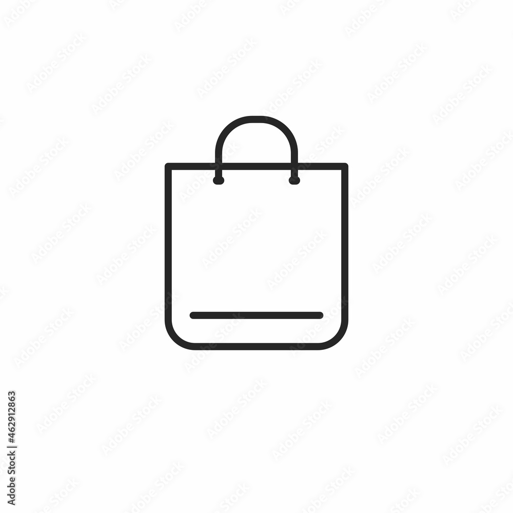 shopping bag icon. Vector illustration for graphic design, Web, UI, app. shopping bag icon. Vector illustration for graphic design, Web, UI, app.