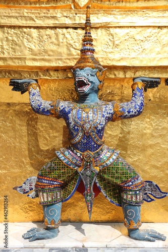 Demon guardian of Grand Palace Bangkok