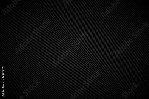 Black background with line curve design. Vector illustration. Eps10