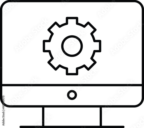 pc preferences Isolated Vector icon which can easily modify or edit

