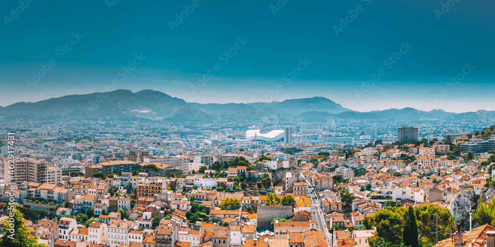 Stade Velodrome in Marseille, France Editorial Stock Image - Image