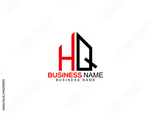 Letter HQ Logo, Creative Hq h&q Logo Icon Vector Image For all kind of use