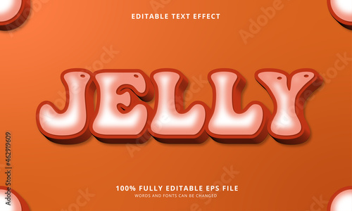 Jelly editable text effect