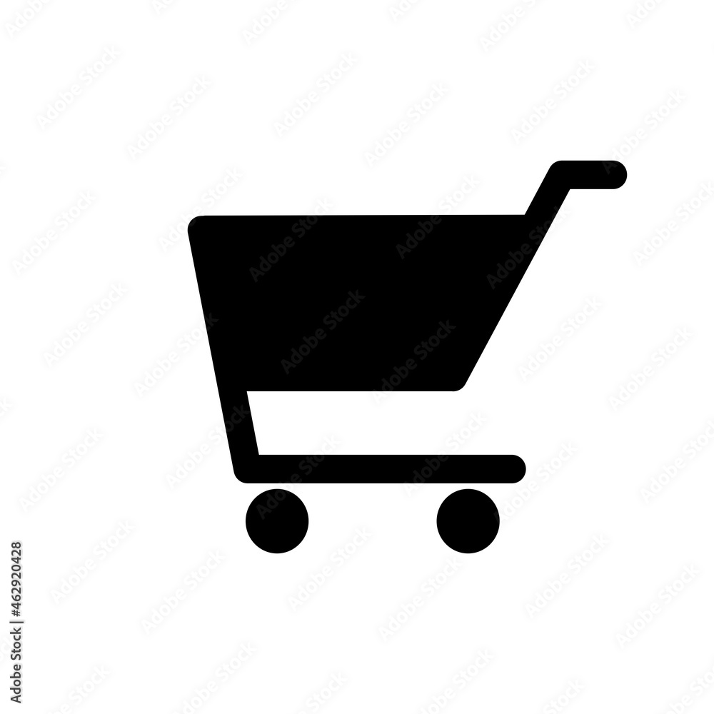 Shopping Cart Icon vector icon on a white background Shopping Cart Icon vector icon on a white background
