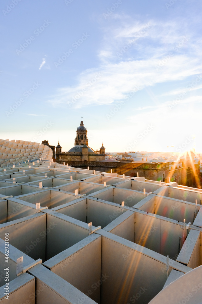 Fototapeta premium metropol parasol seville setas de sevilla