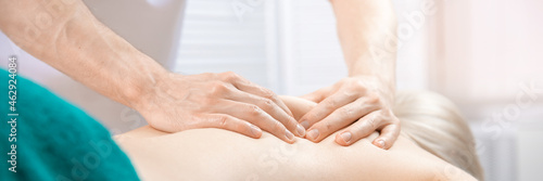 Canvastavla Banner Doctor osteopath physiotherapy massage for rehab sport injury athlete bac