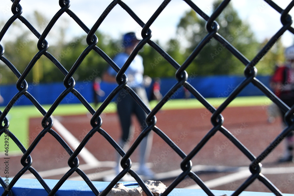 Naklejka premium Softball Game