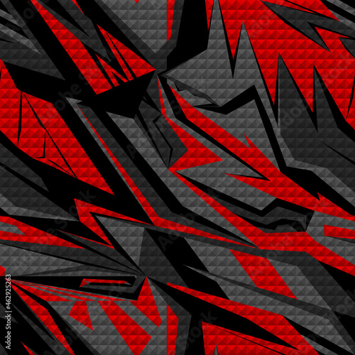 geometric pattern camouflage racing pattern, vector illustration