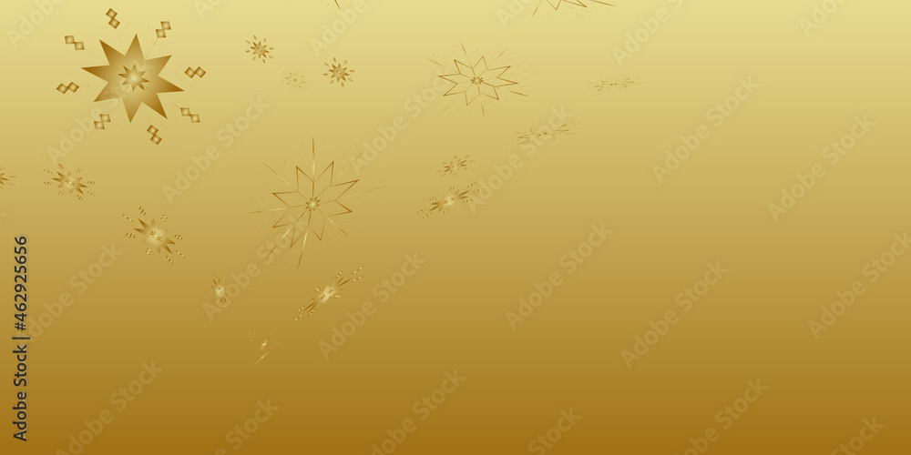 Gold background with snowflake design Gold background with snowflake design