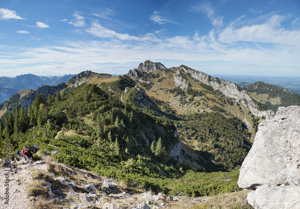 Wanderung Seewandköpfl - Wildalpjoch - Kaserwand : Blick Richtung Wendelstein Wanderung Seewandköpfl - Wildalpjoch - Kaserwand : Blick Richtung Wendelstein