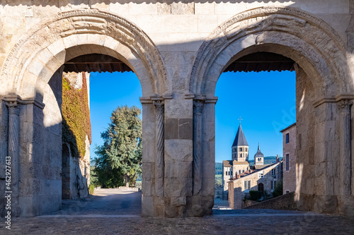 Cluny abbey  medieval monastery in Burgundy  France 