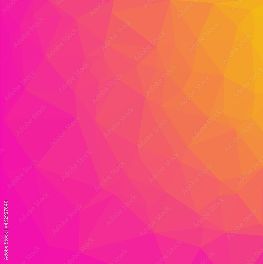 Poligonal Pink And Orange Background, Vector Illustration. Poligonal Pink And Orange Background, Vector Illustration.