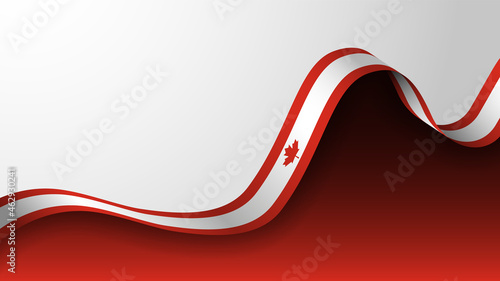 EPS10 Vector Patriotic Background with Canada flag colors. An element of impact for the use you want to make of it.