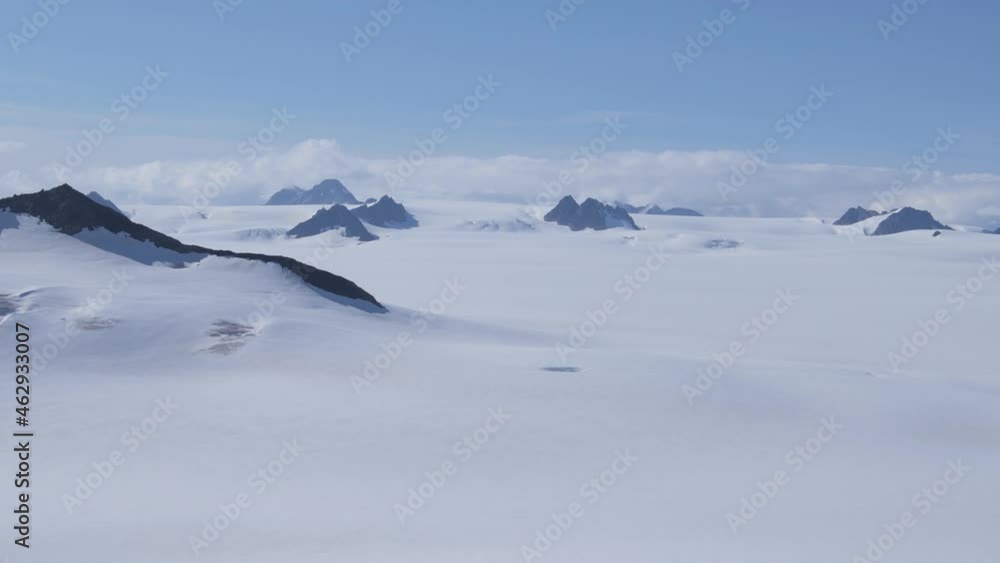 Aerial of the Harding Icefiend and mountains in Kenai Fjords National Park, Alaska
Aerial of the Harding Icefiend and mountains in Kenai Fjords National Park, Alaska