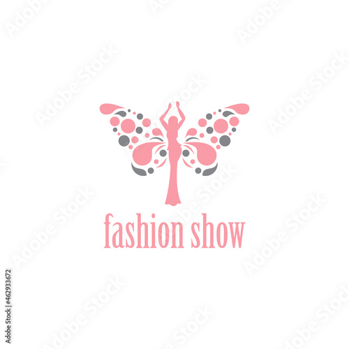 fashion show logo icon vector
