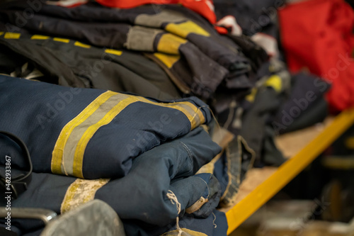 Firefighters uniform,Firemen emergency clothes.