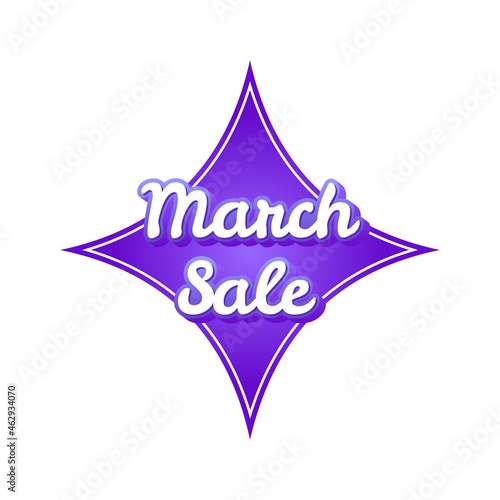 March Sale and Discount Banner Design