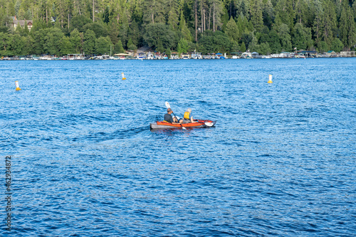 kayak on the lake