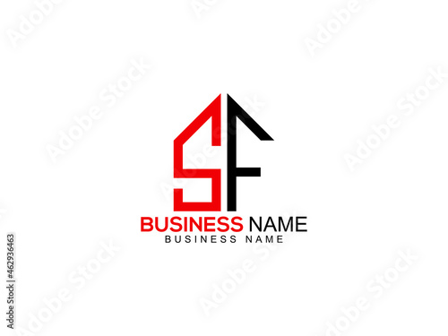 Letter SF initial logo, Creative Sf s&f Logo Icon Vector For Your Simple Brand or any type of business