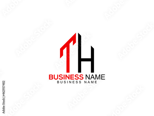 Letter TH initial logo, Creative th t&h Logo Icon Vector For Your Simple Brand or any type of business