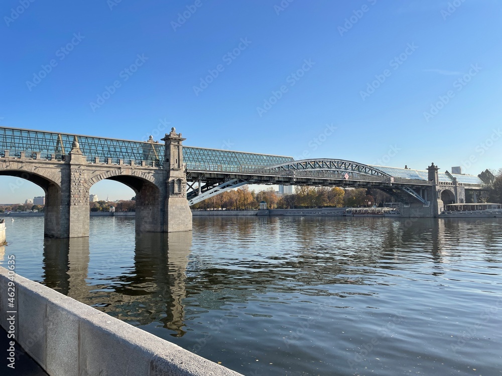 Moscow river in autumn