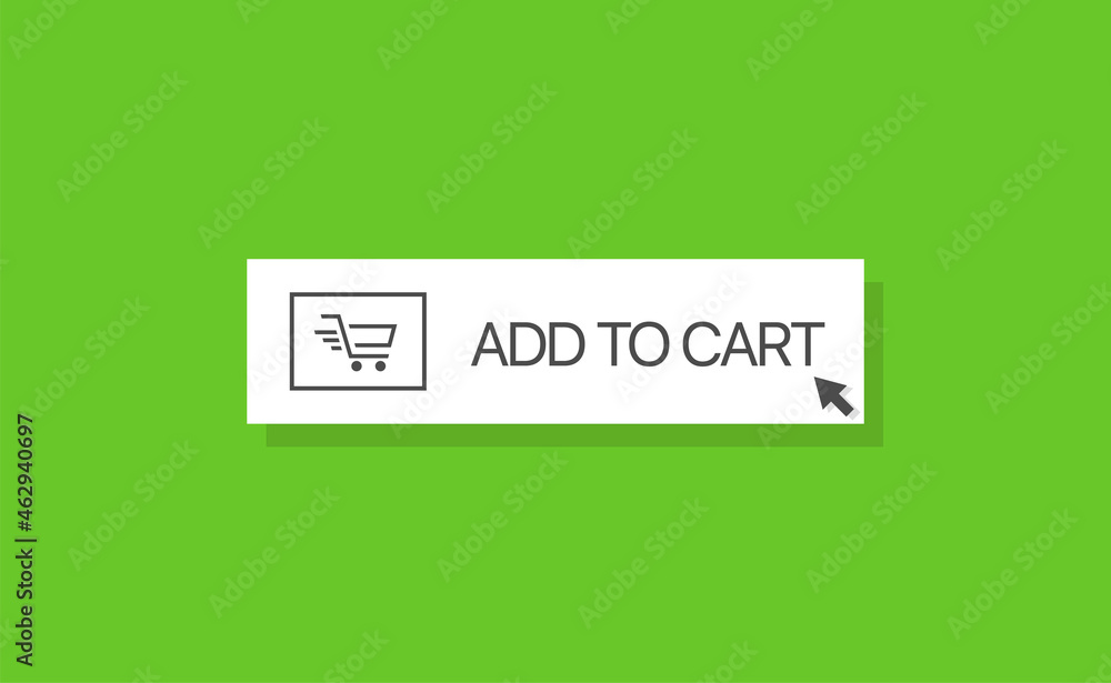 Add to cart button Shopping cart icon Flat design Add to cart button Shopping cart icon Flat design