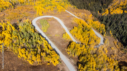 Bild auf Leinwand Fall color - Colorado