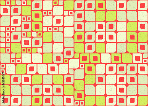 Abstract Geometric Pattern generative computational art illustration