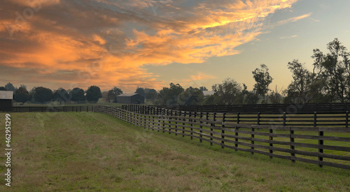 Rural Kentucky farmlands