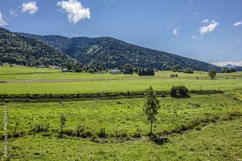 Vercors Regional Natural Park located on Vercors Plateau some 10 km west of Grenoble. Autrans  Auvergne-Rhone-Alpes  France.